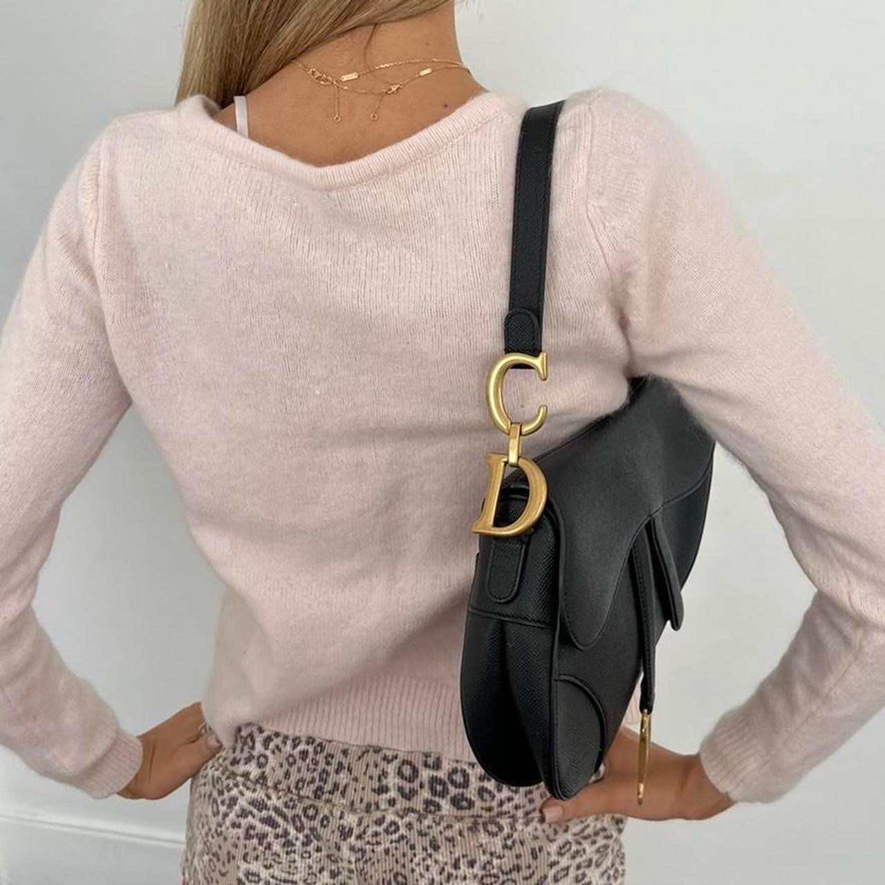 Vintage pink knit cardigan