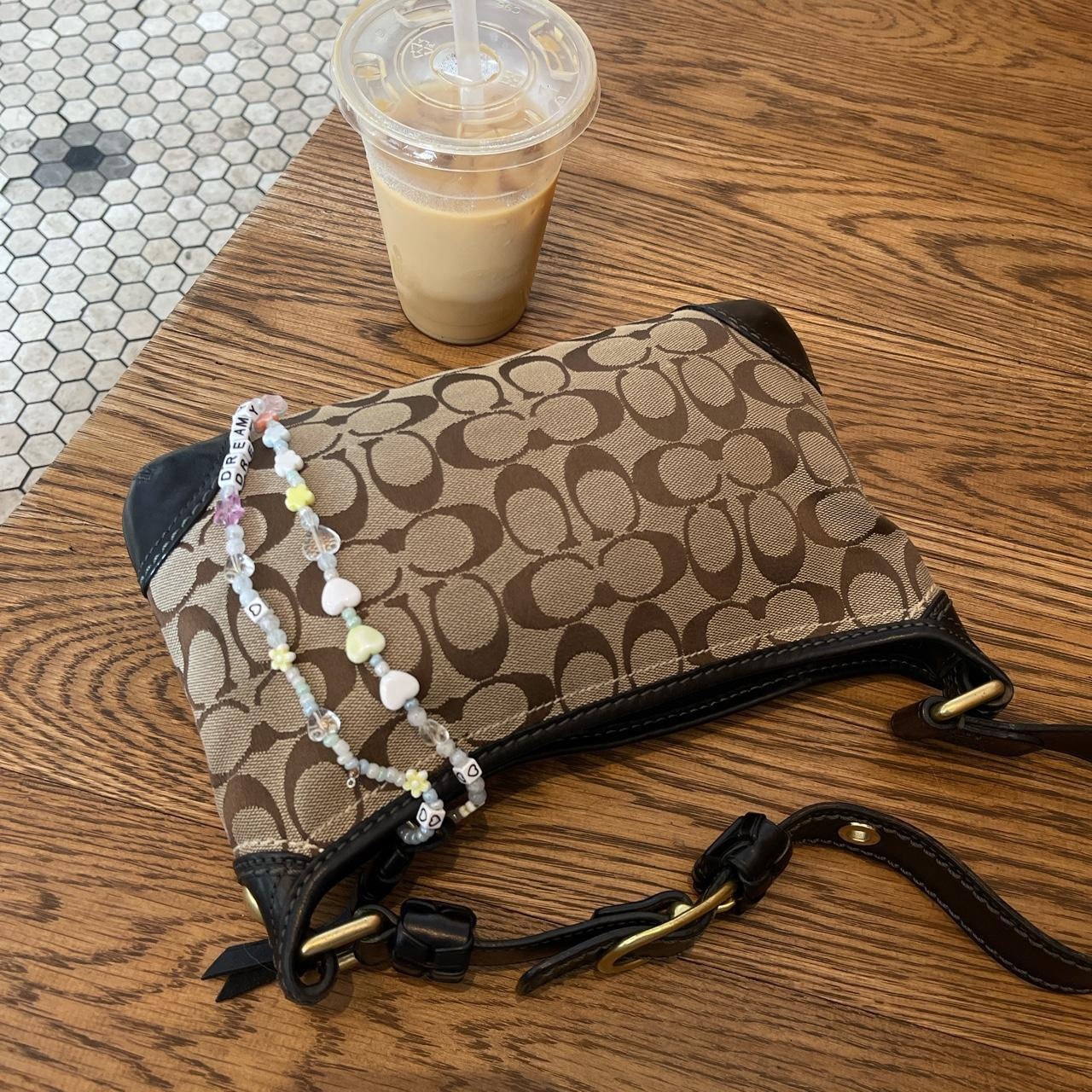 Vintage Coach classic monogram bag