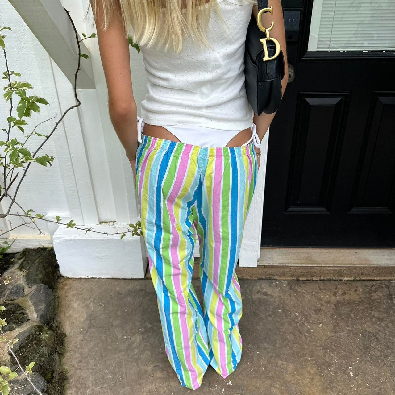 Vintage 2000’s Victoria’s Secret striped pants
