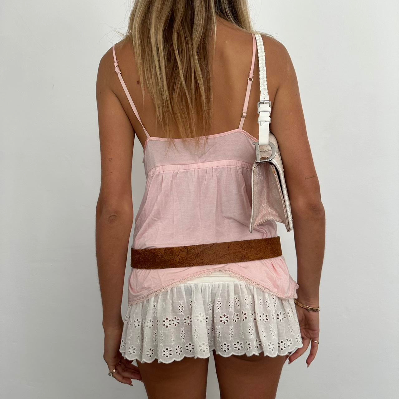 Vintage Juicy Couture pink babydoll top