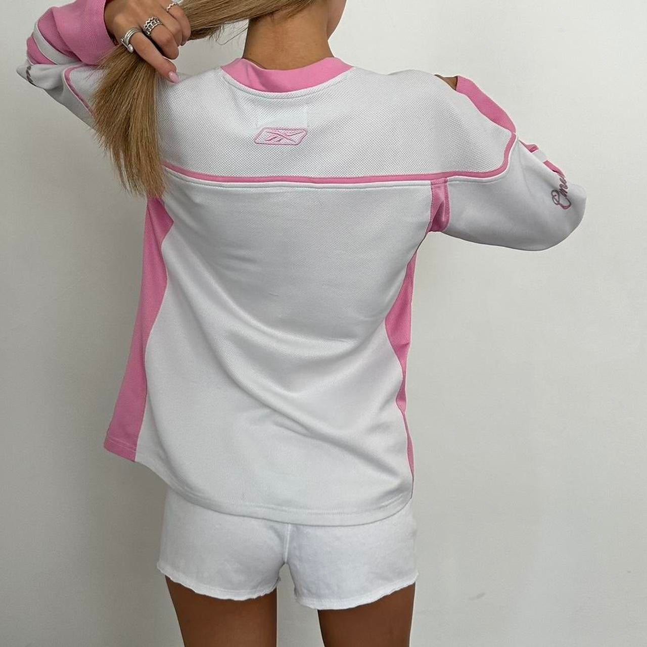 Vintage Vancouver white and pink long sleeves top š