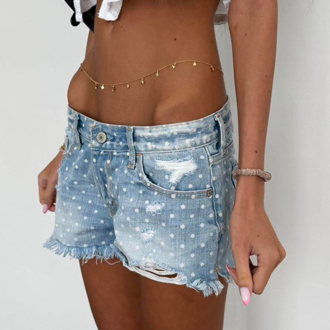 Vintage 00’s Abercrombie and Fitch denim shorts