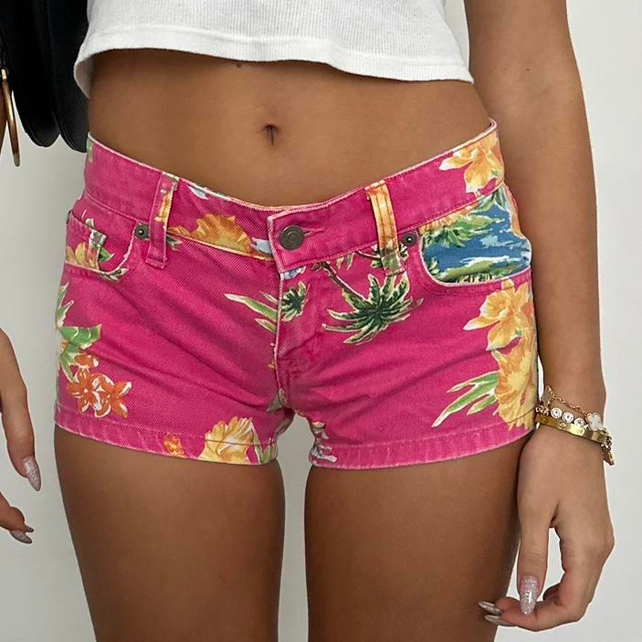 Vintage Ralph Lauren tropical print shorts
