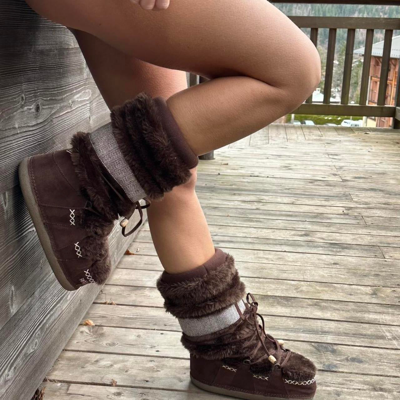 Vintage chocolate brown 2000’s Roxy snow boots