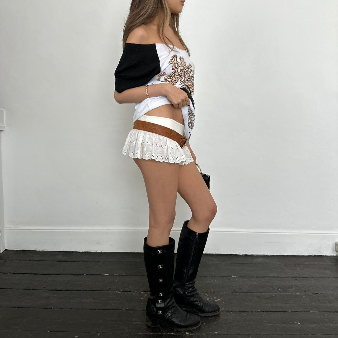 Vintage 90ās varsity leopard tee š