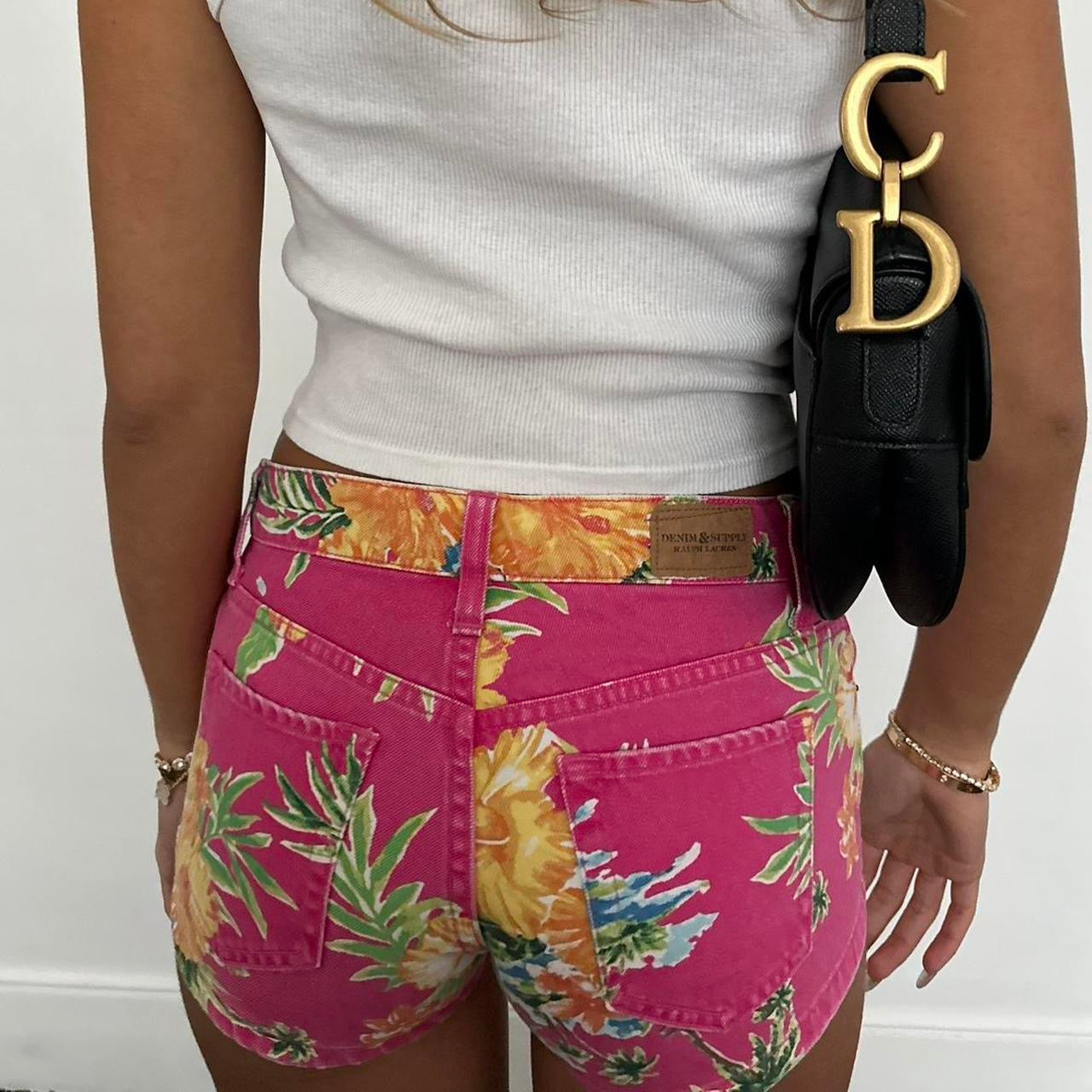 Vintage Ralph Lauren tropical print shorts