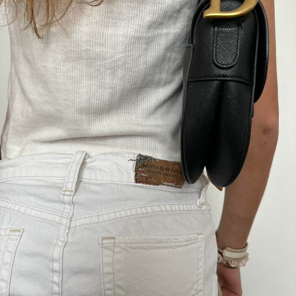 Vintage Ralph Lauren denim white shorts
