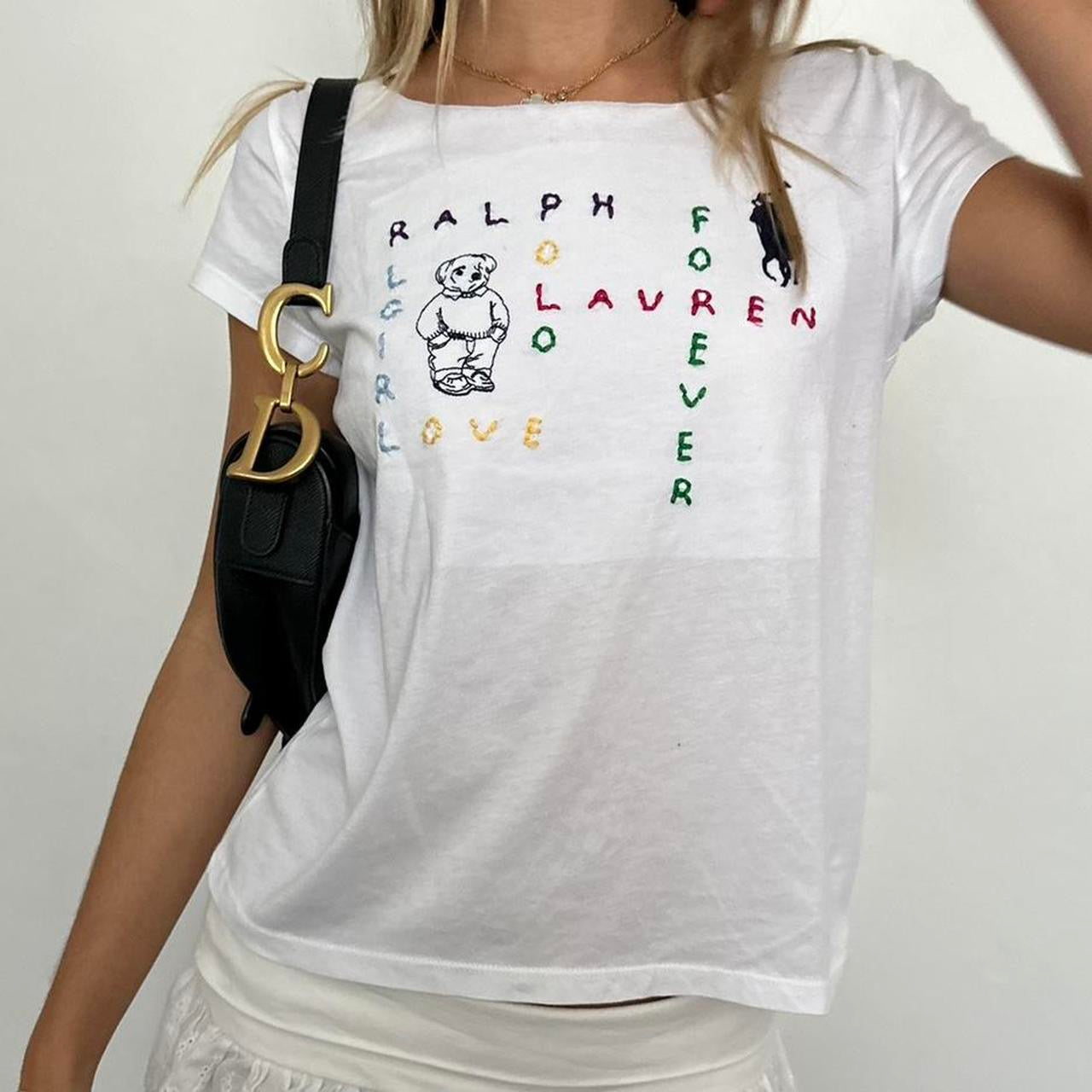 Vintage Ralph Lauren embroidery baby tee
