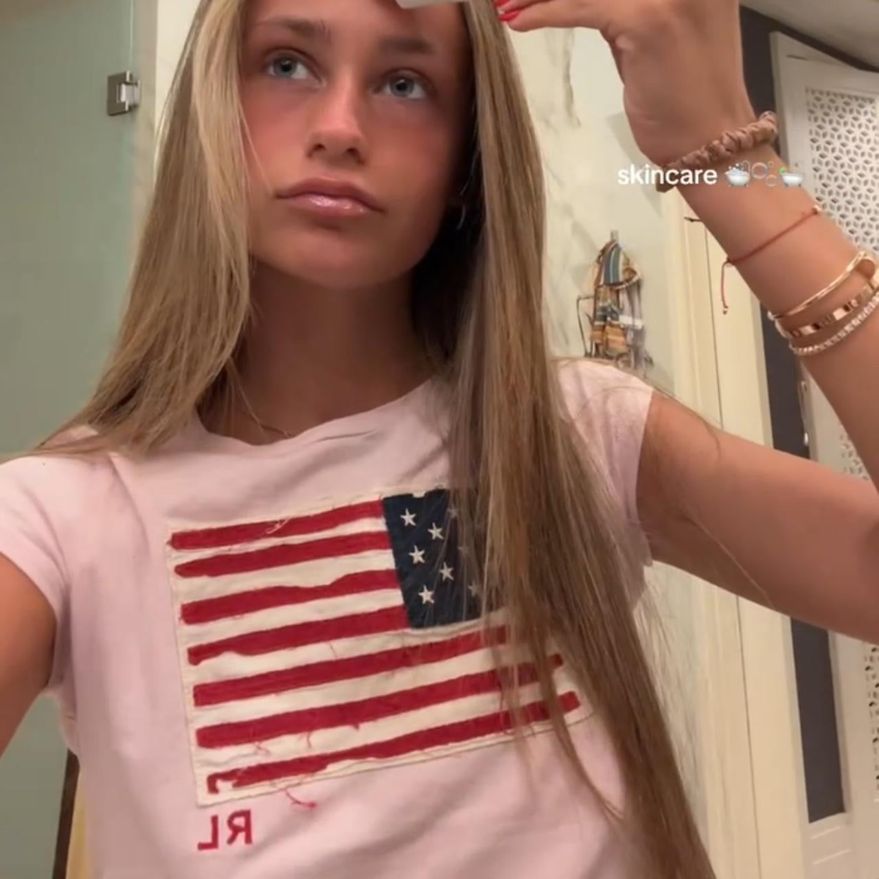 Vintage rare pink Ralph Lauren baby tee