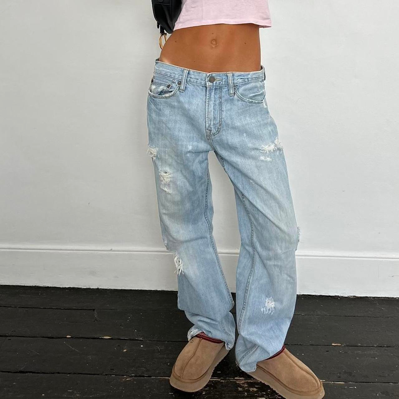 Vintage 2000’s American Eagle boyfriend fit relaxed jeans