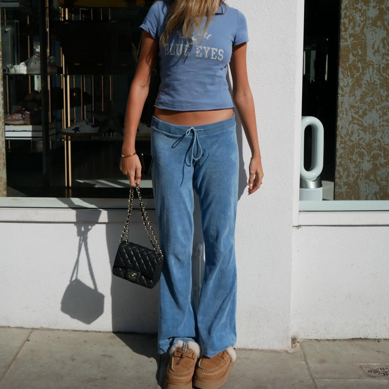 Vintage 2000’s Abercrombie and Fitch slogan baby tee