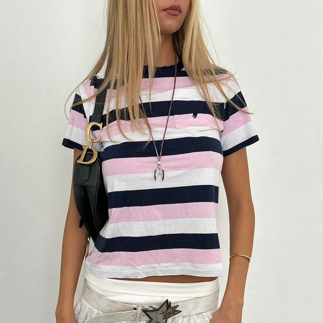 Vintage 2000’s striped Ralph Lauren baby tee