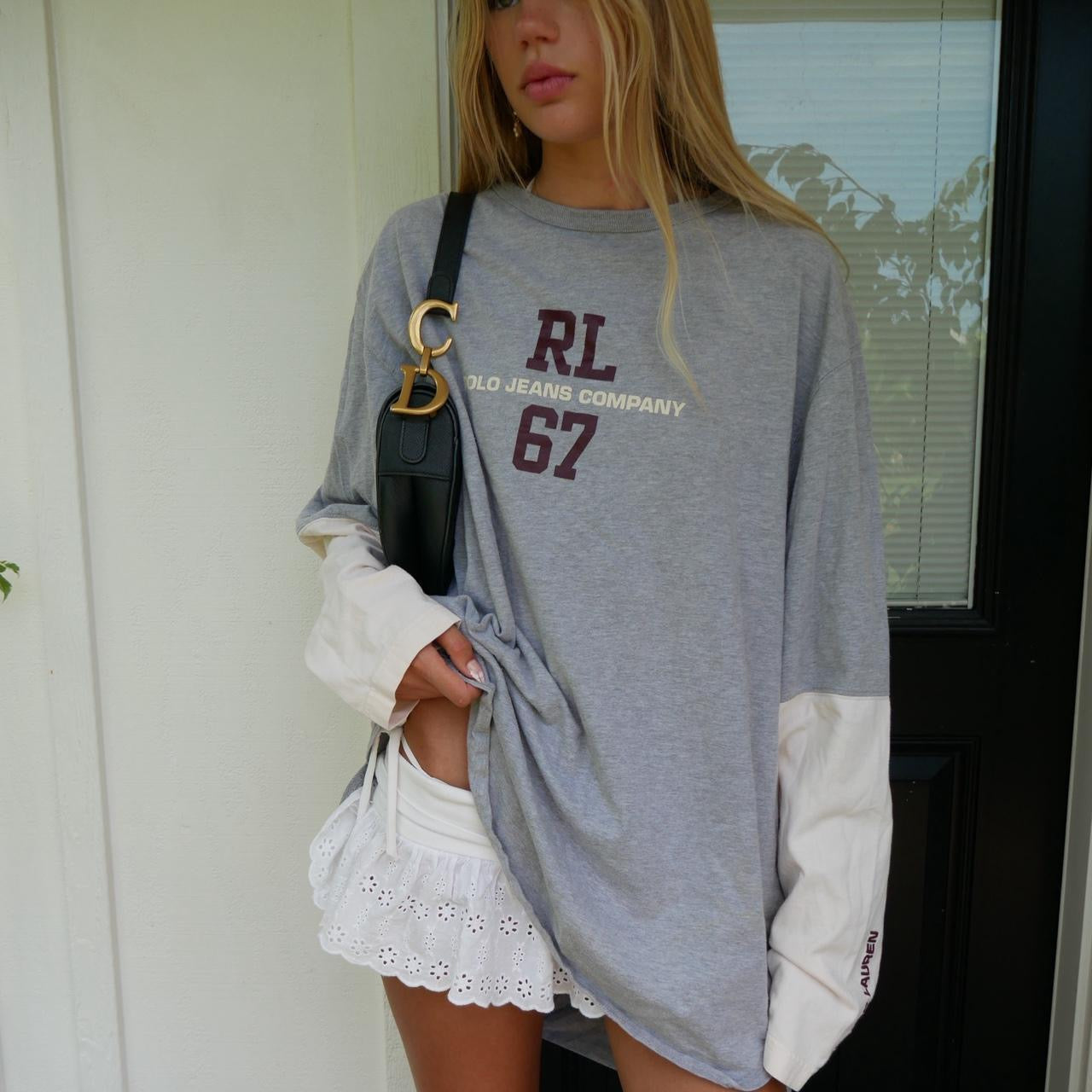 Vintage Ralph Lauren double layered long sleeve top