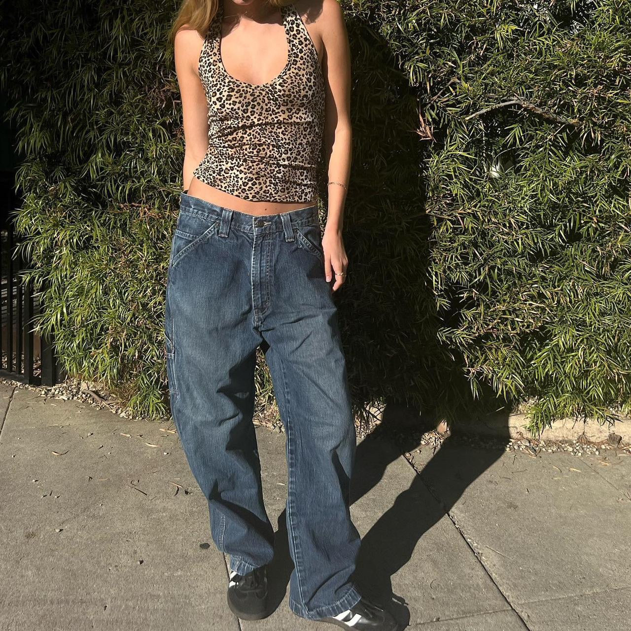 Vintage Levi’s carpenter blue wash boyfriend fit style jeans 🩵