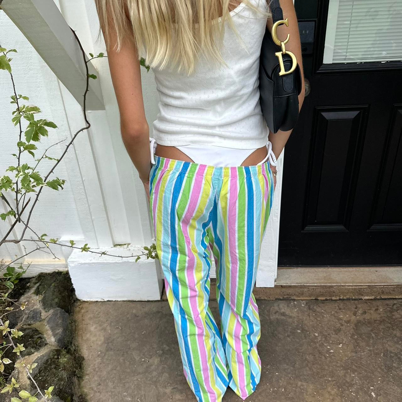 Vintage 2000’s Victoria’s Secret striped pants