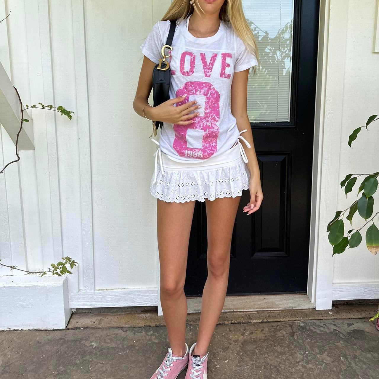 Vintage Victoria’s Secret sequin baby tee