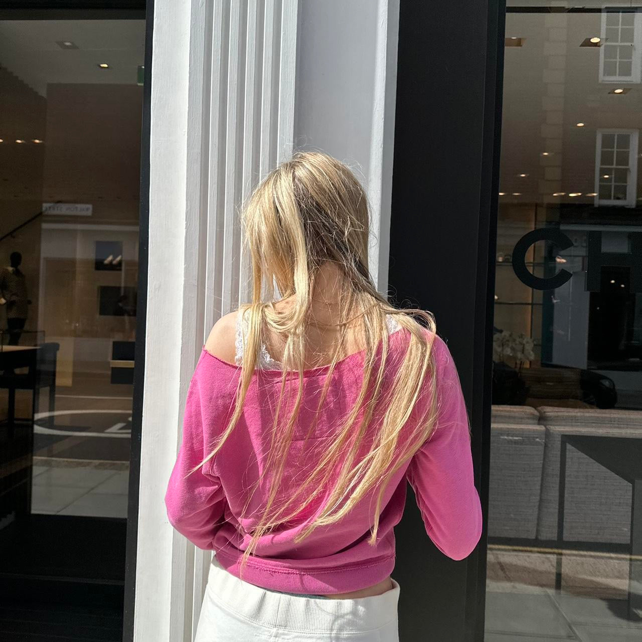 Vintage Abercrombie and Fitch pink sweatshirt