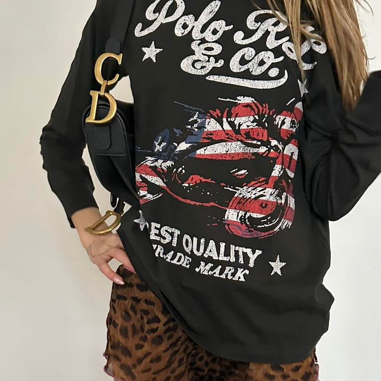 Vintage Polo Ralph Lauren graphic long sleeve top