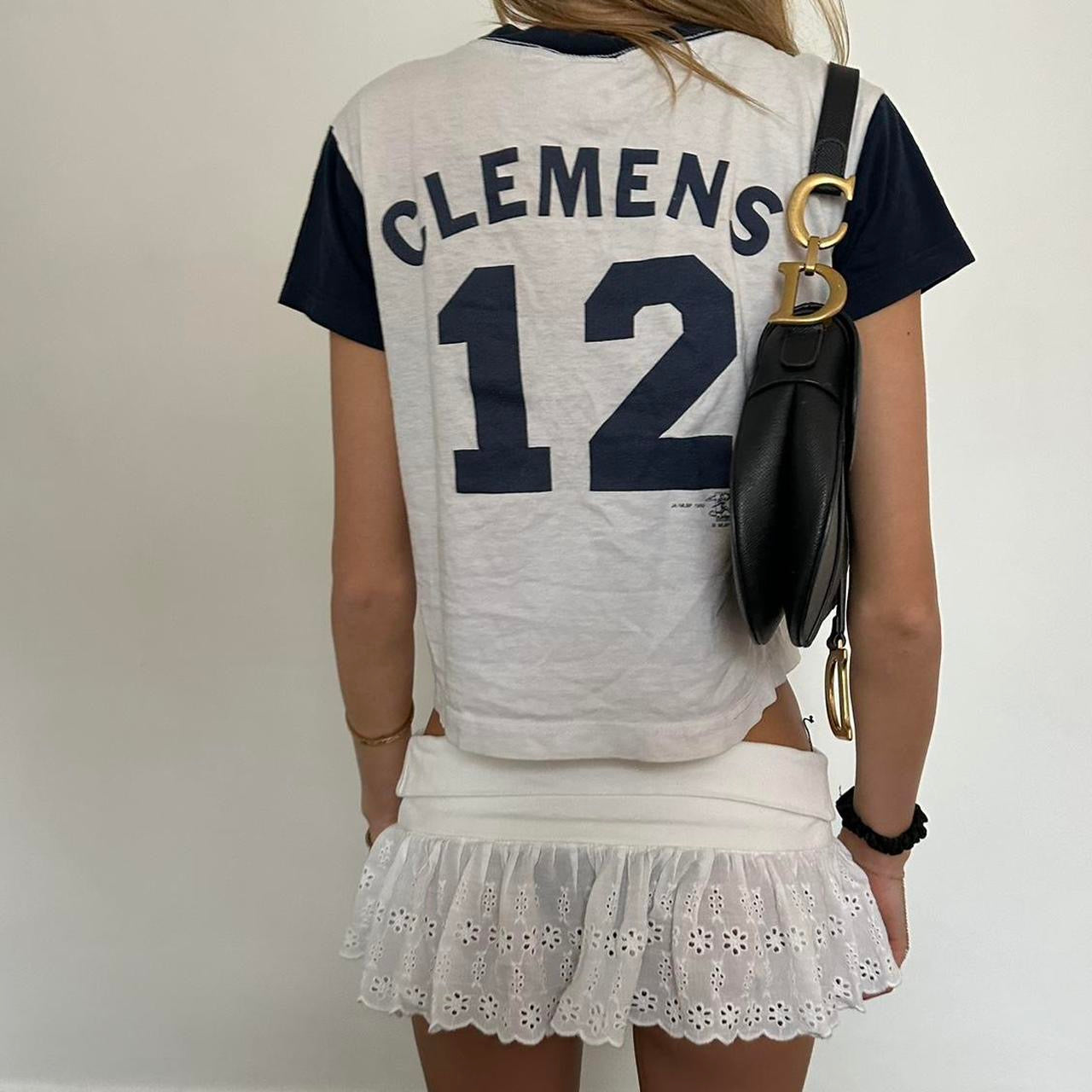 Vintage rare 80s distressed Yankees baby tee
