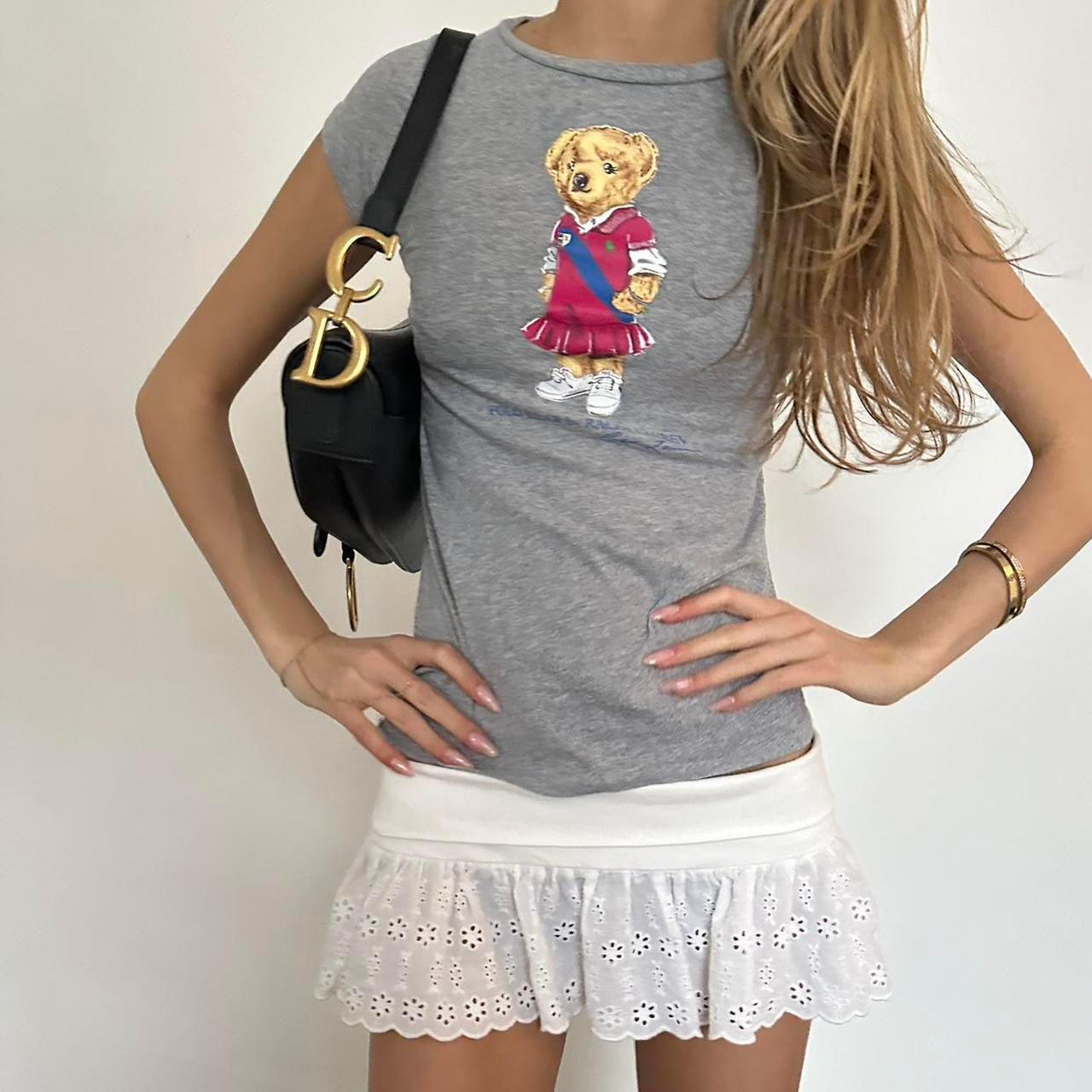 Vintage teddy bear Ralph Lauren baby tee