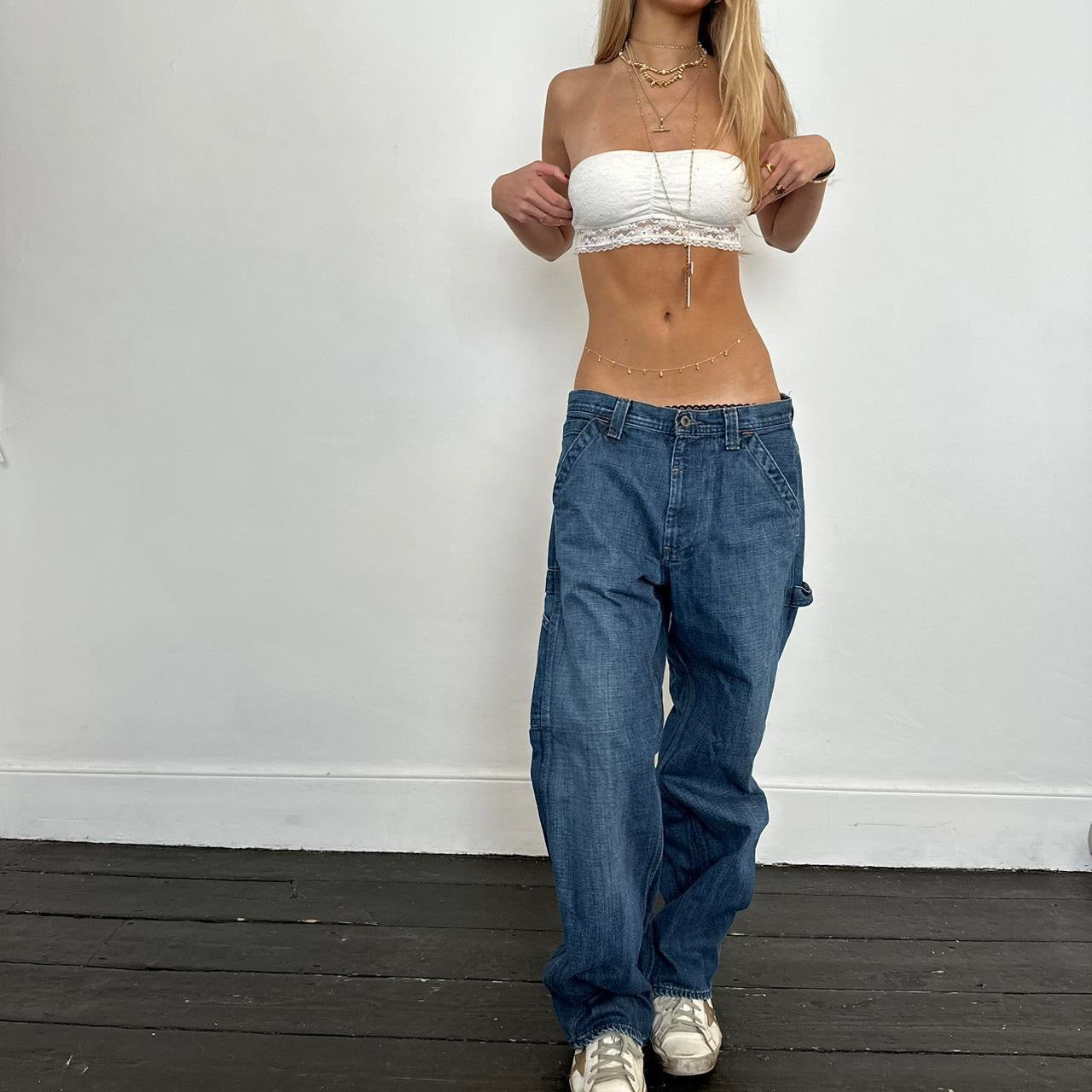 Vintage Ralph Lauren carpenter blue oversized skater jeans