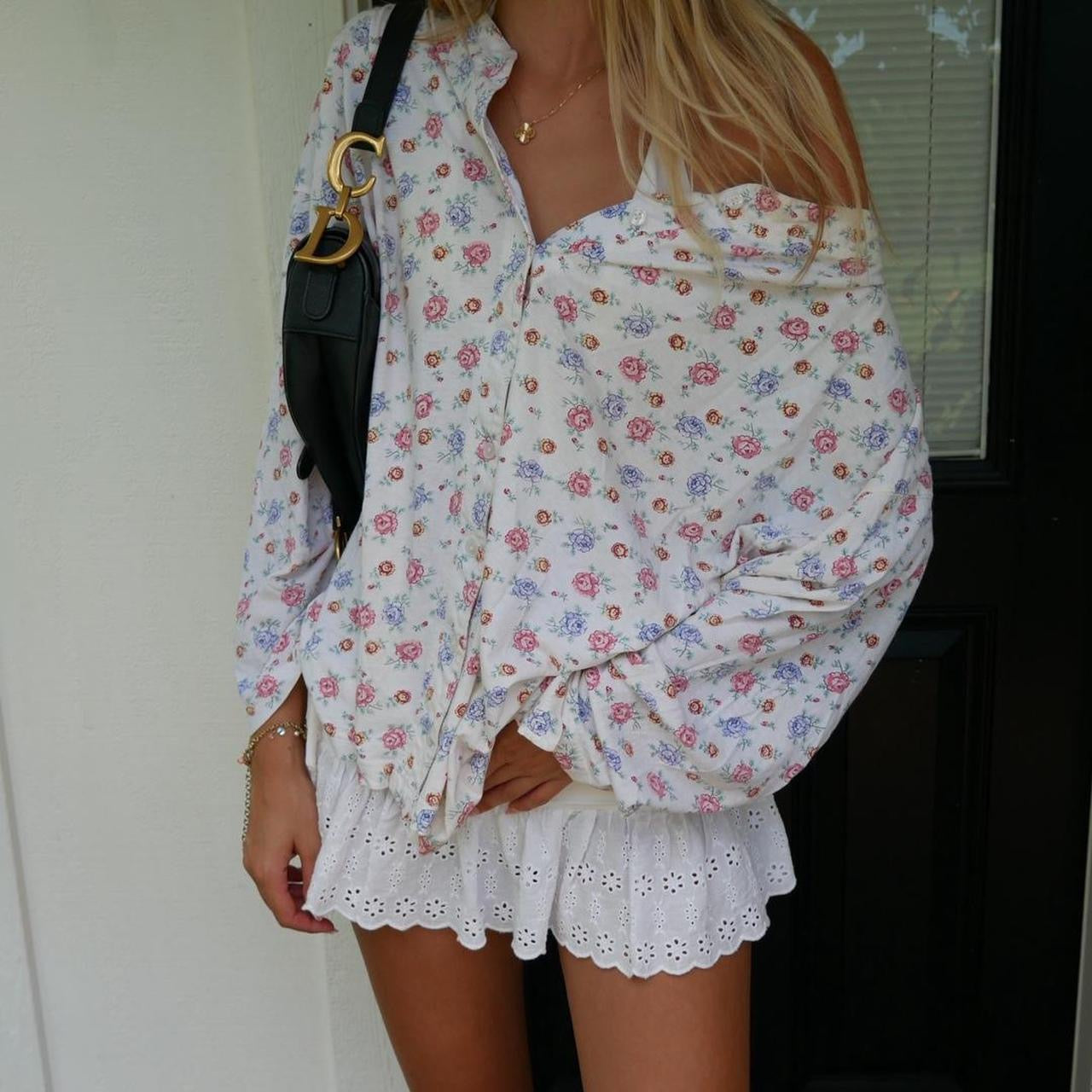 Vintage 90’s Victoria’s Secret floral cardigan