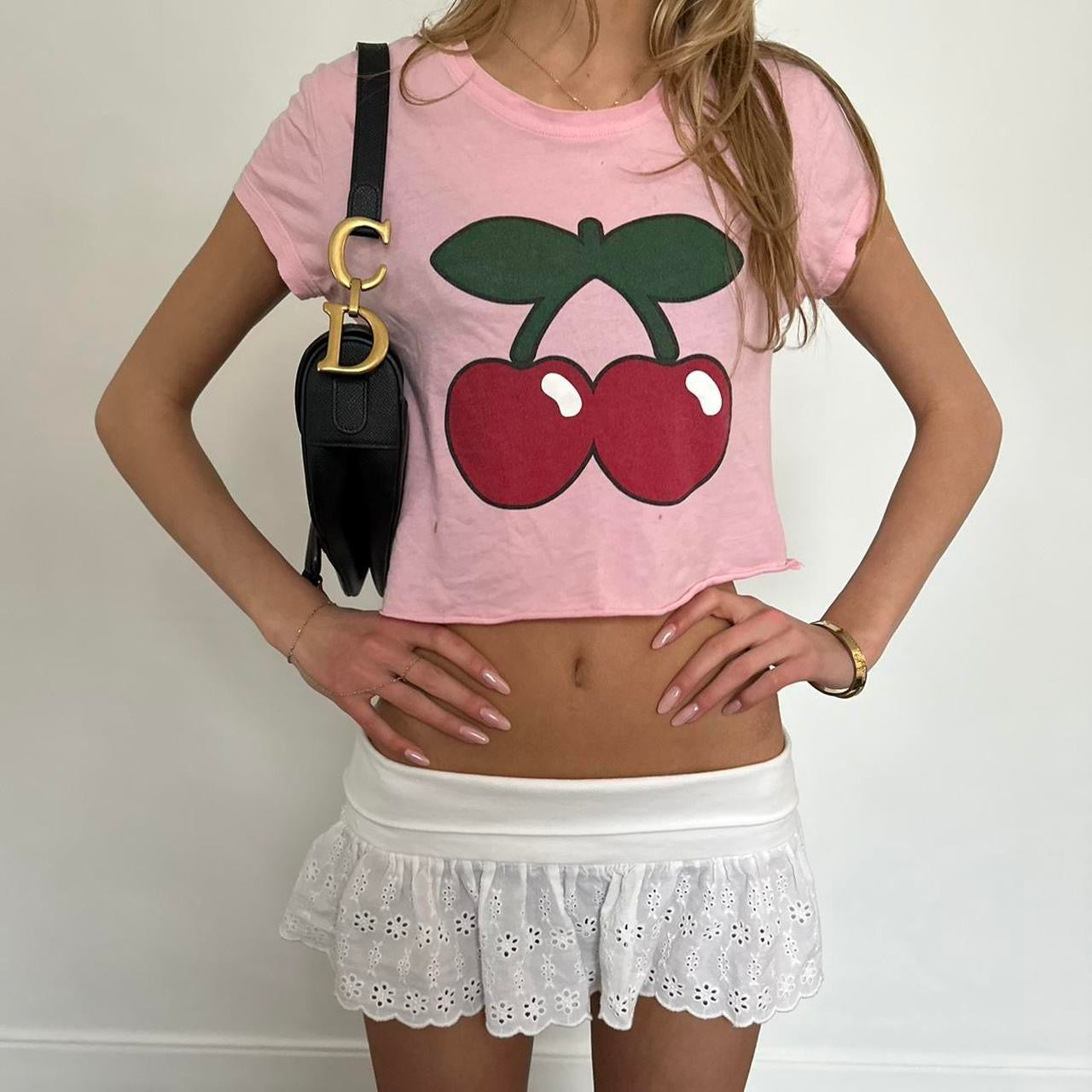 Vintage Cherry baby tee