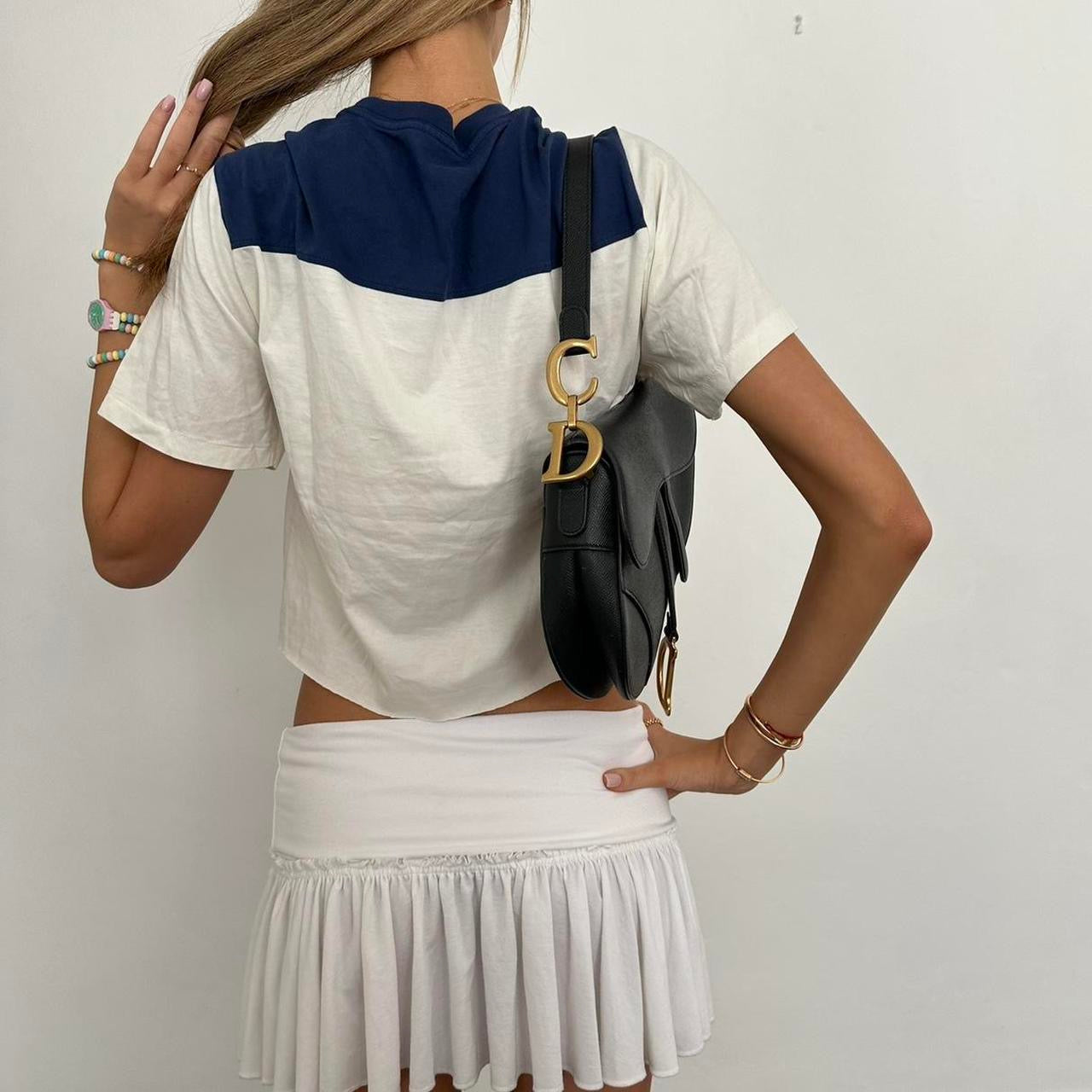 Vintage Ralph Lauren navy baby tee