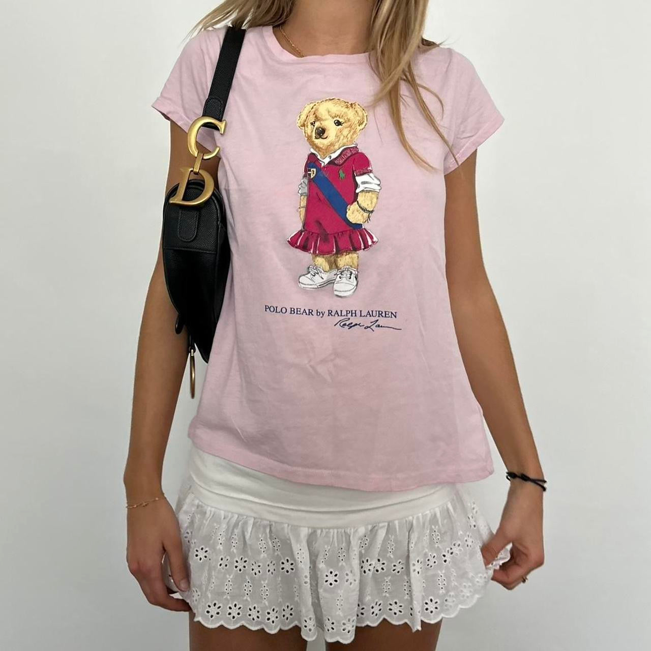 Vintage 90’s Polo Ralph Lauren pink bear tee