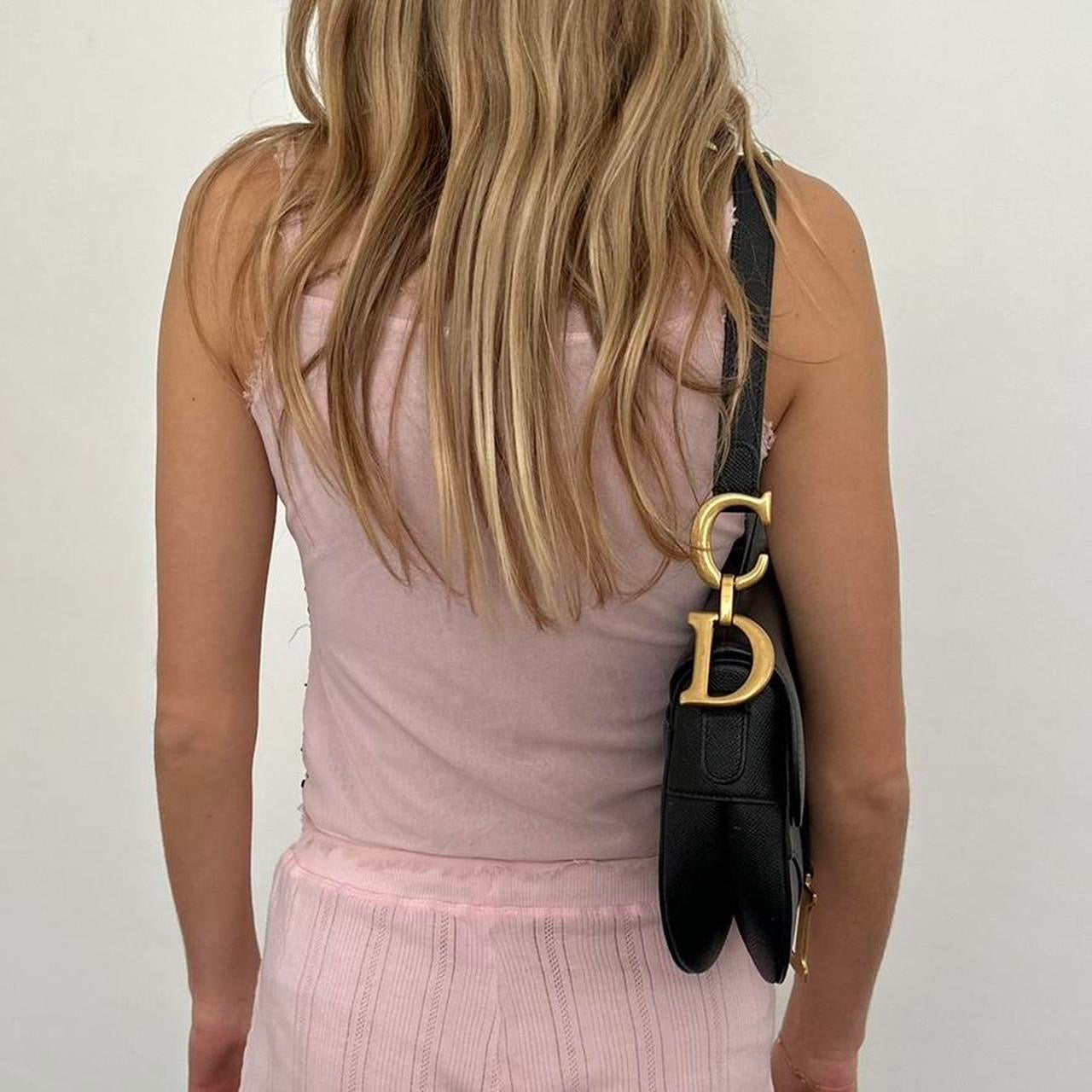 Vintage pink sequin tank top
