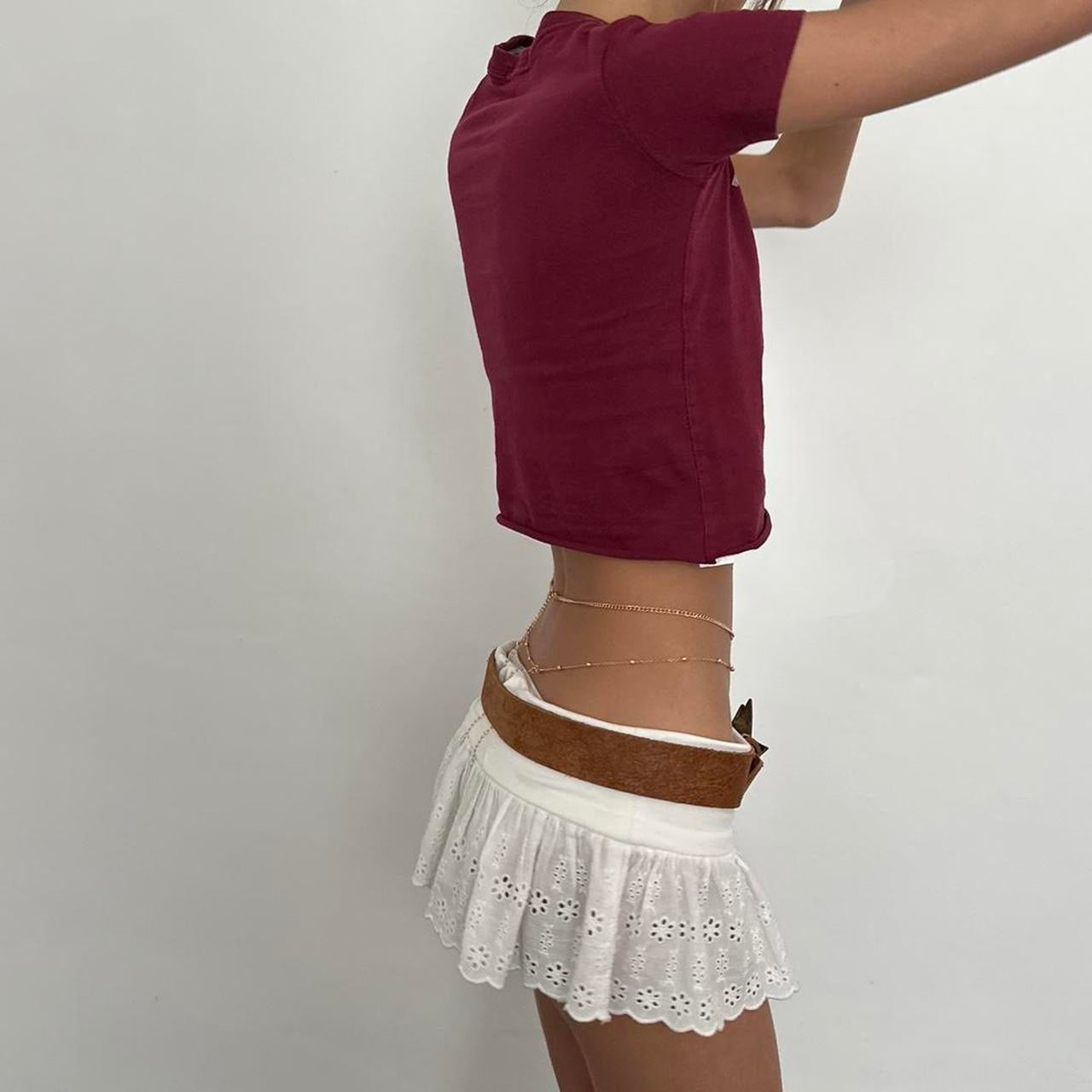 Vintage Ralph Lauren burgundy baby tee š©· š