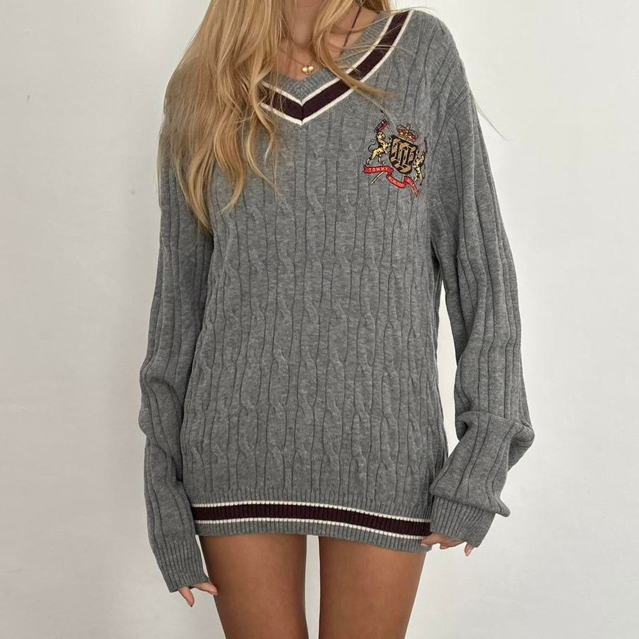 Vintage 90ās Tommy Hilfiger preppy knit sweater