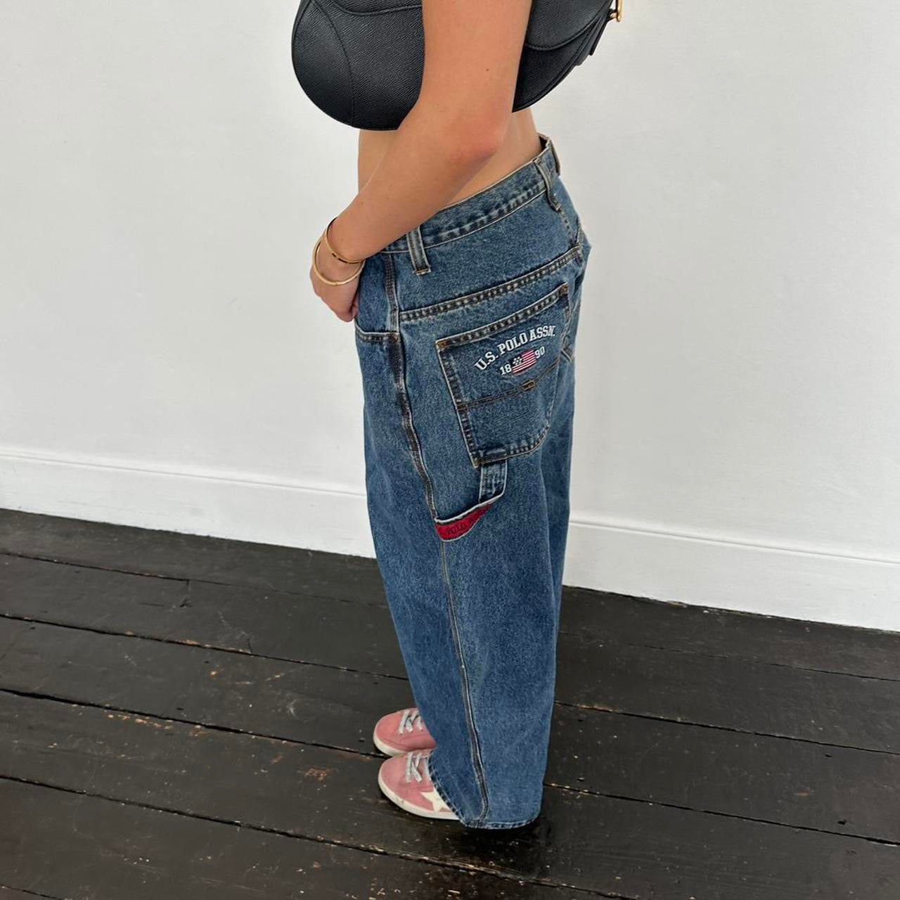 Vintage 2000s blue carpenter jeans