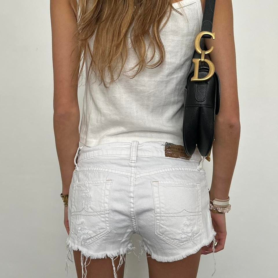 Vintage Ralph Lauren denim white shorts
