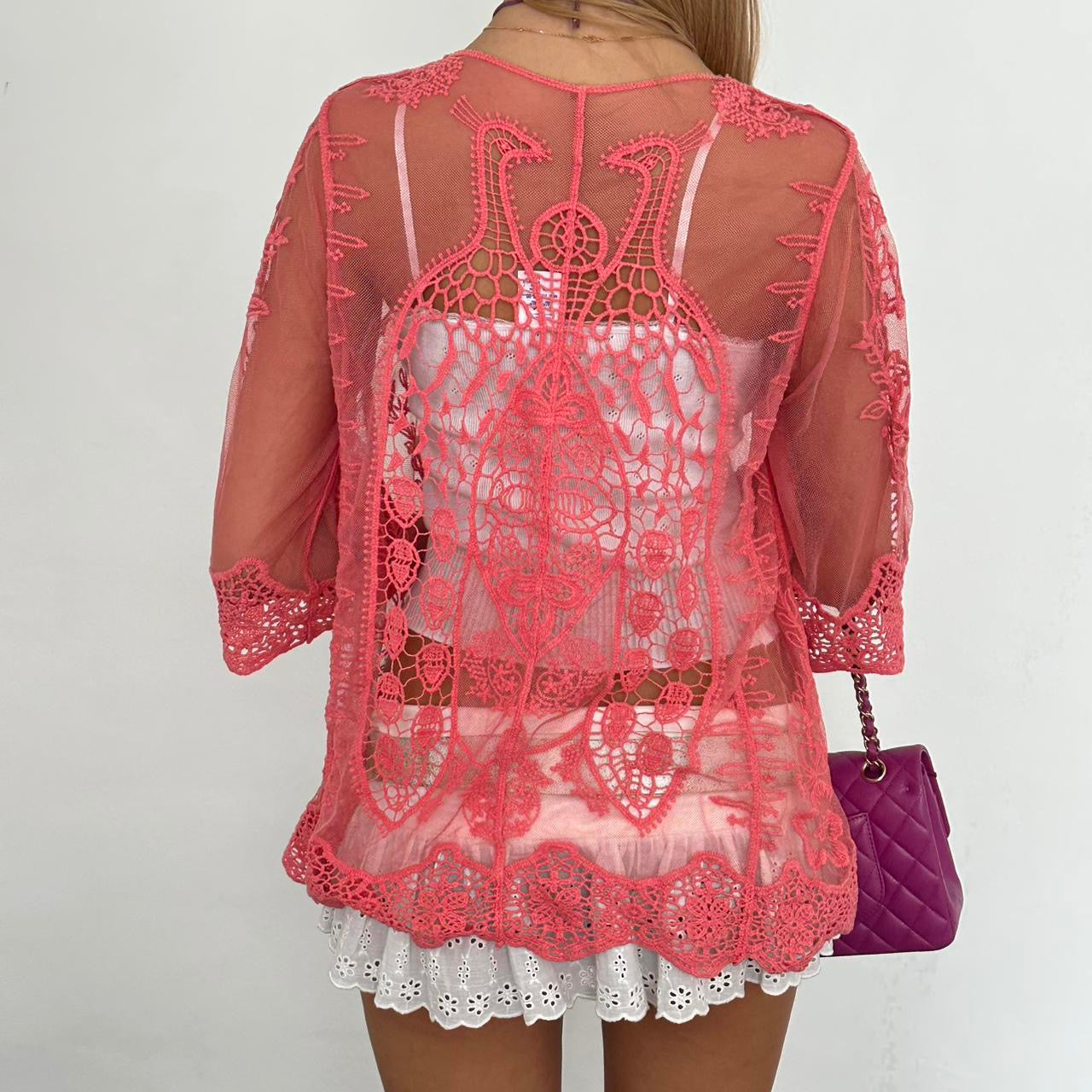 Vintage 90’s boho cardigan top
