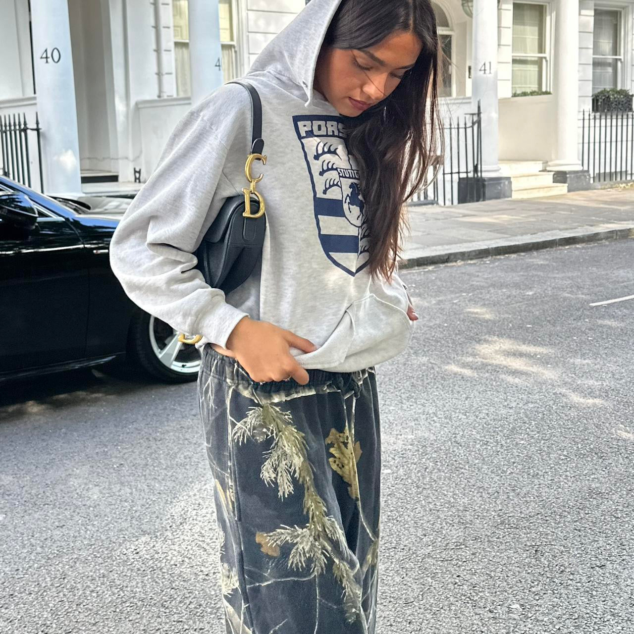 Vintage 90’s camouflage oversized sweatpants
