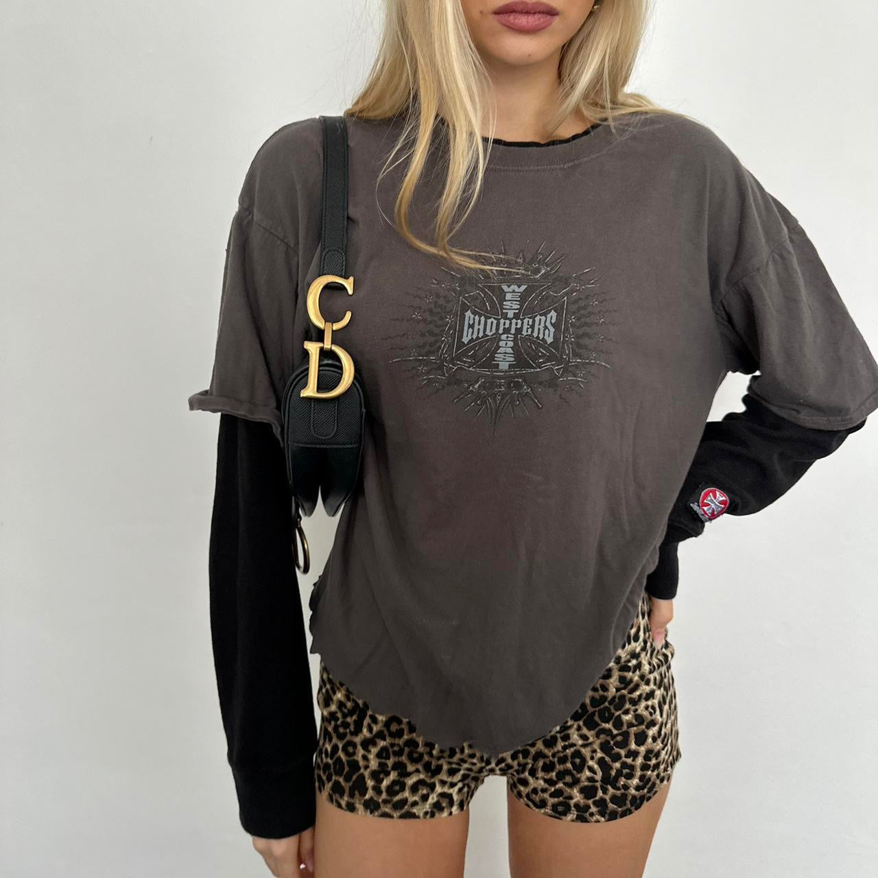 Vintage West Coast Choppers long sleeve oversized top