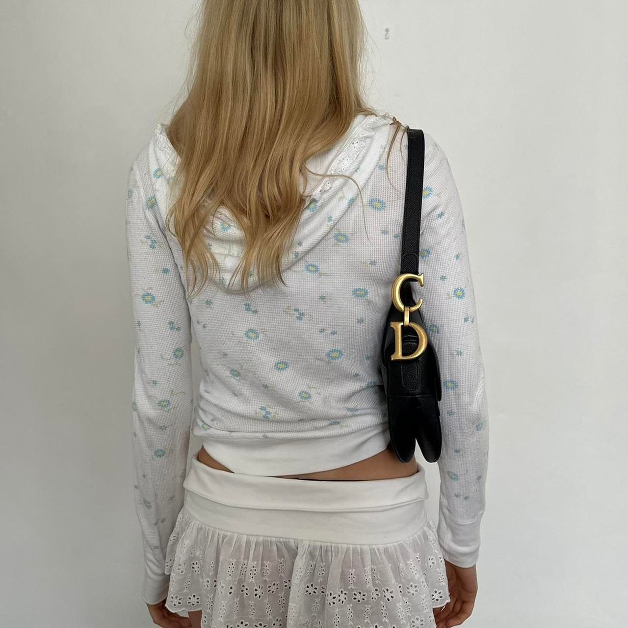 Vintage 90’s Juicy Couture waffle material zip up hoodie