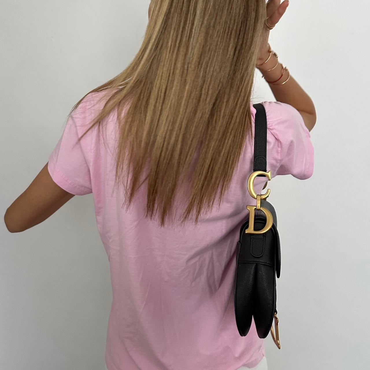 Vintage 2000s pink West Coast Choppers graphic varsity top