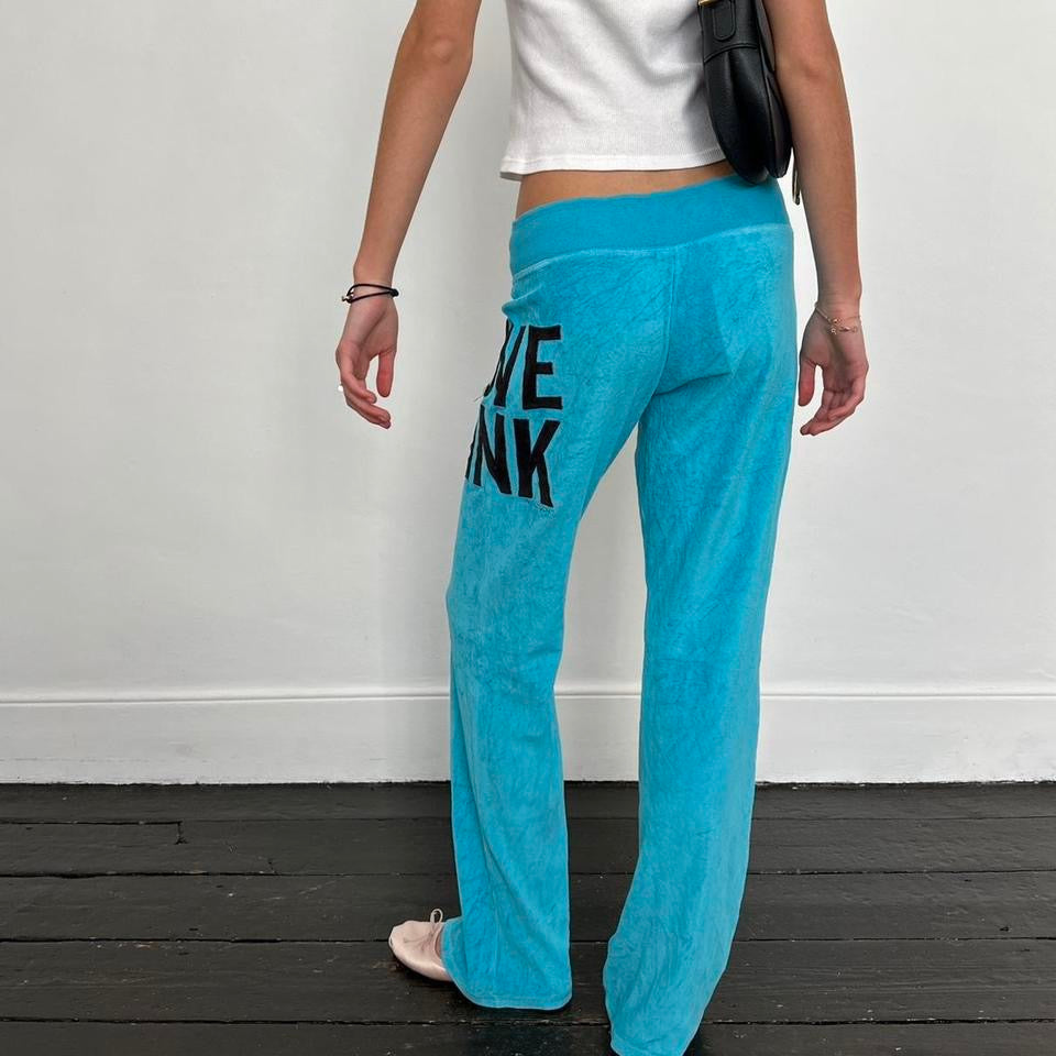 Vintage Victoria’s Secret Pink blue velvet pants
