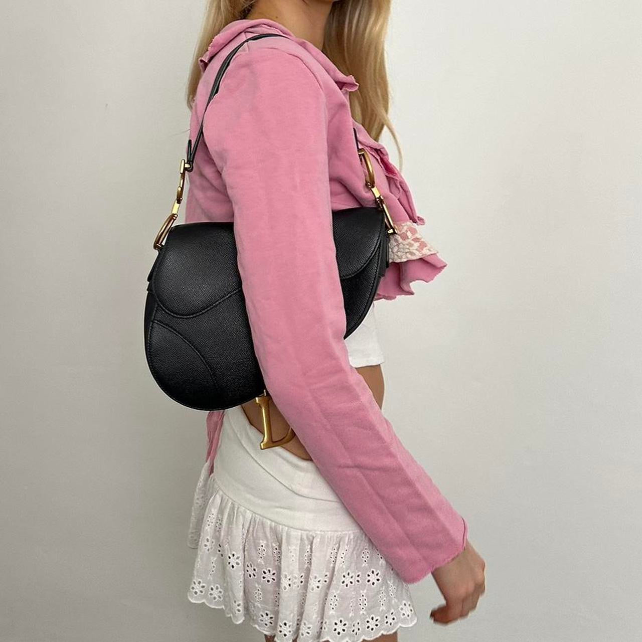 Vintage pink tie up long sleeve cardigan top