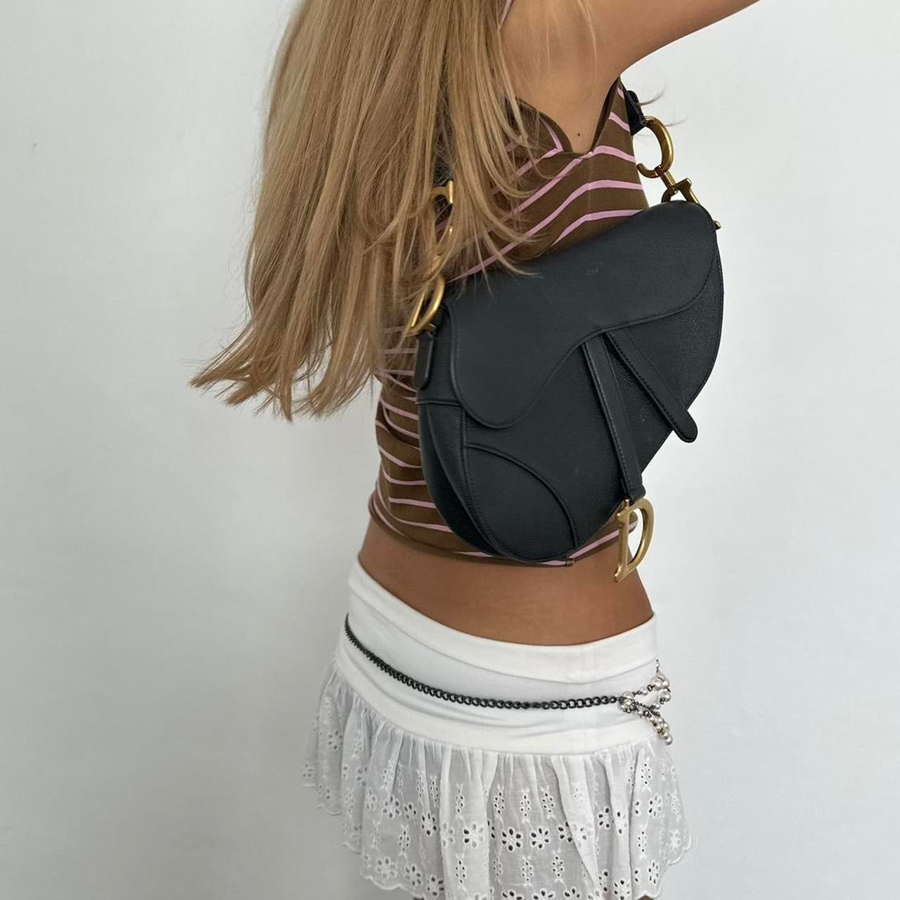 Vintage 2000’s striped brown and pink top