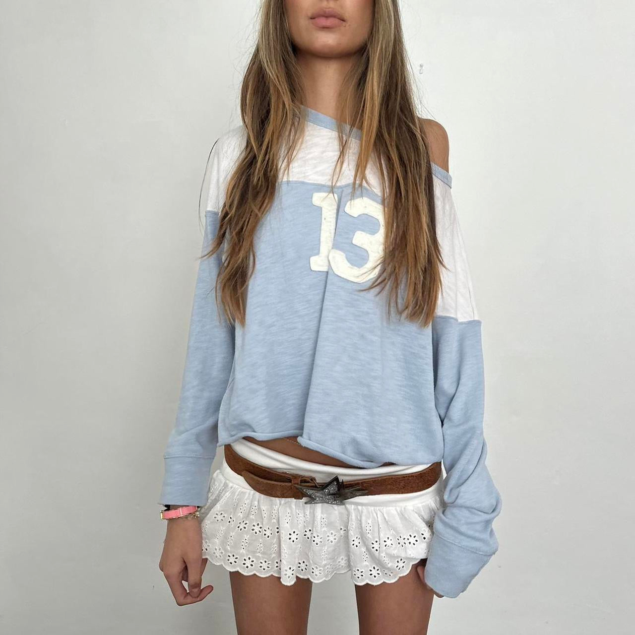 Vintage Abercrombie long sleeves varsity top š©µ