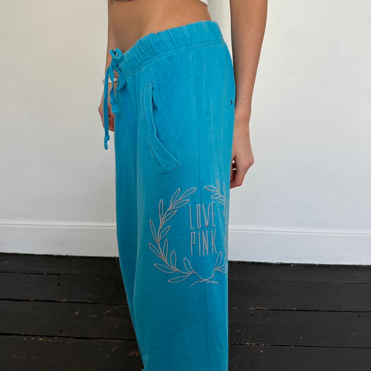 Vintage 2000’s Victoria’s Secret blue sweatpants