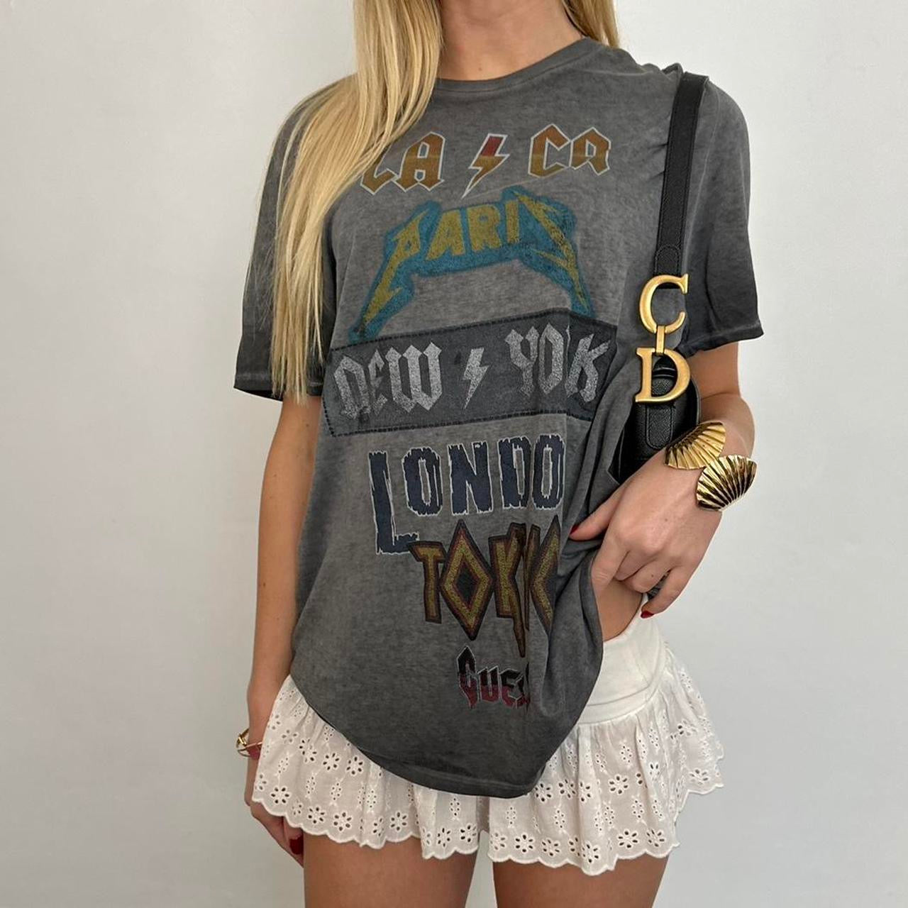 Vintage 2000’s Guess graphic ‘LA, Paris, London, Tokyo’ tee