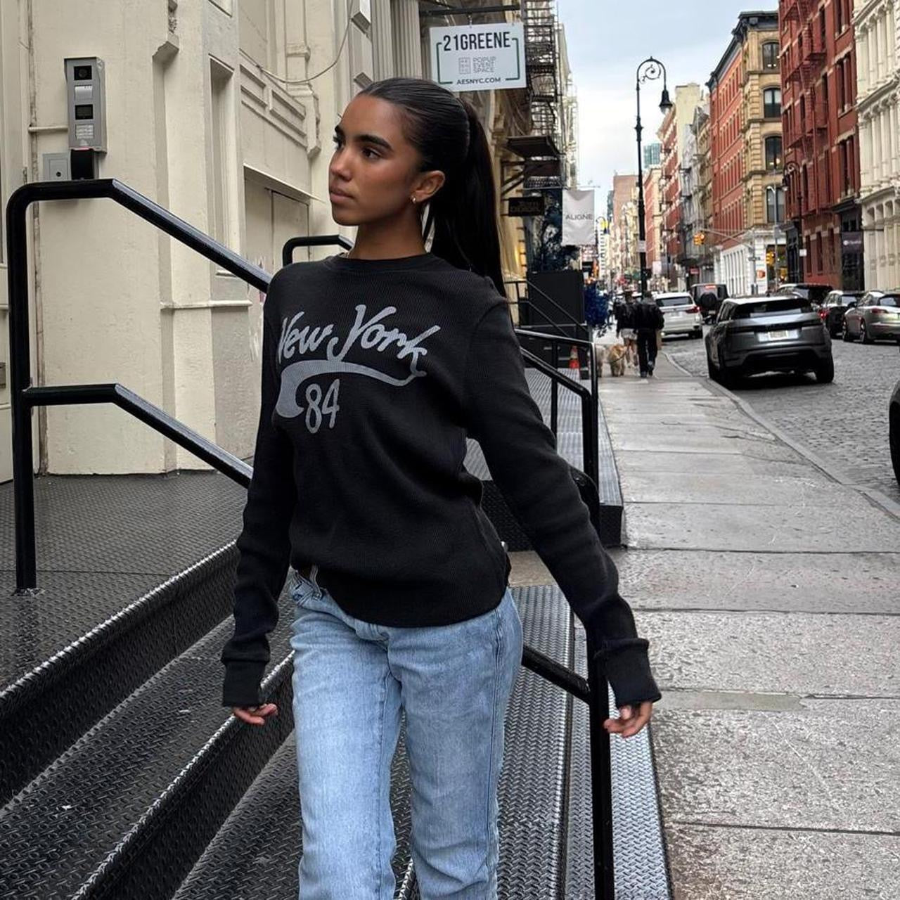 Vintage varsity New York long sleeve top