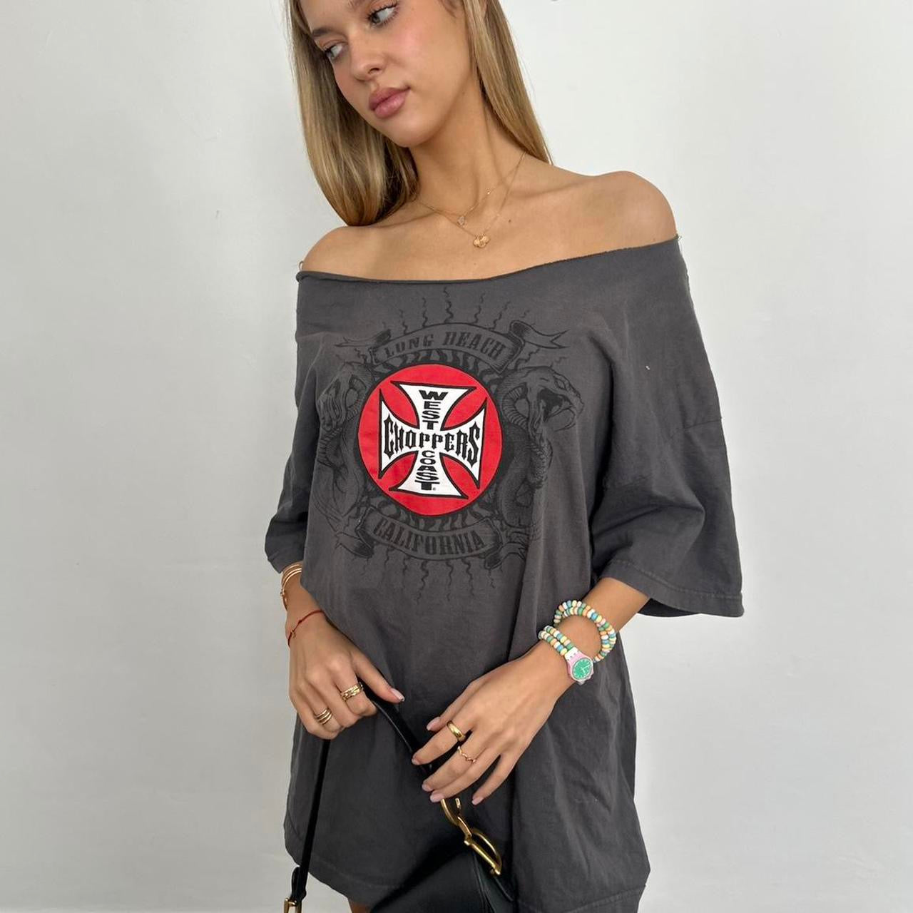 Vintage West Coast off shoulder top