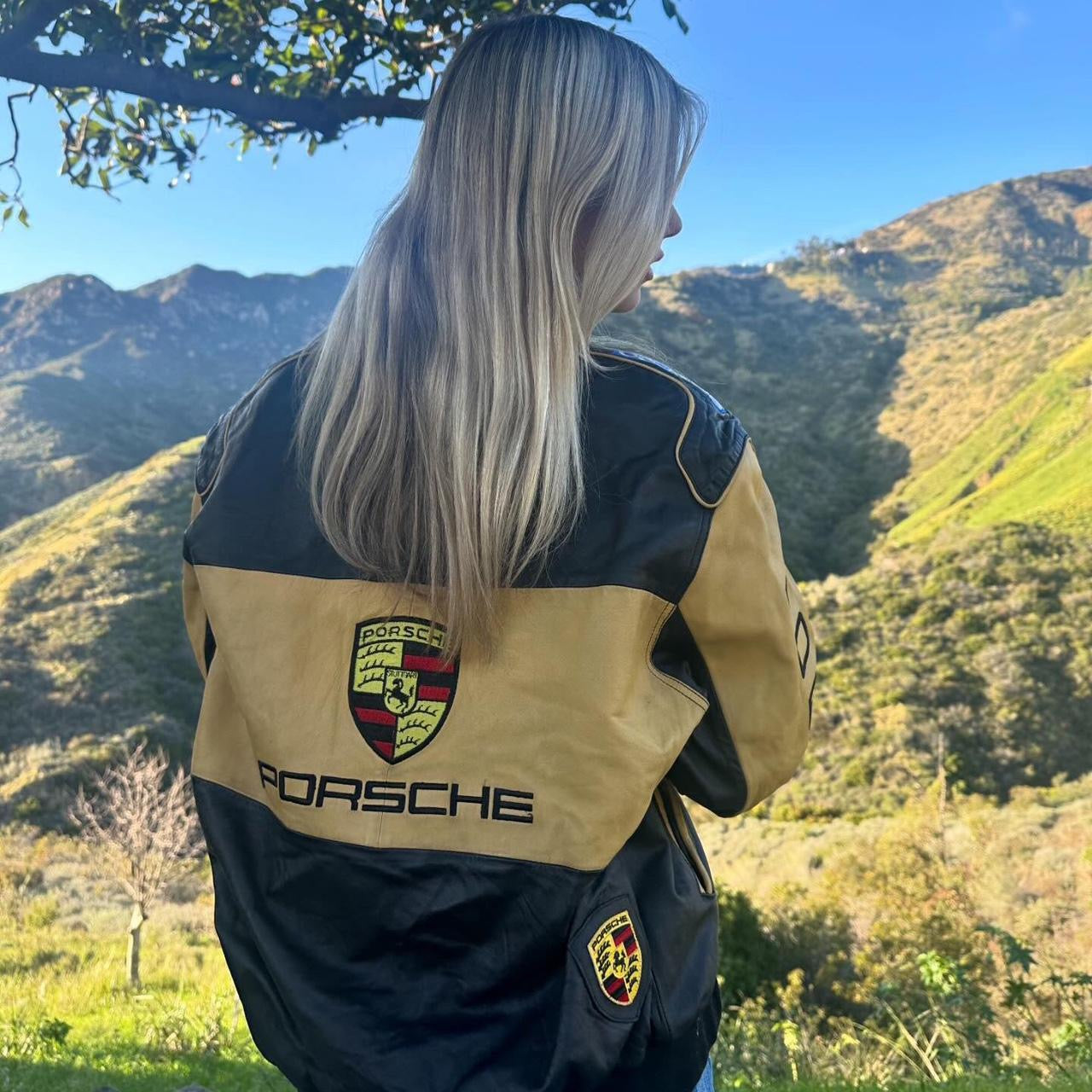 Vintage Porsche leather jacket āļøšø