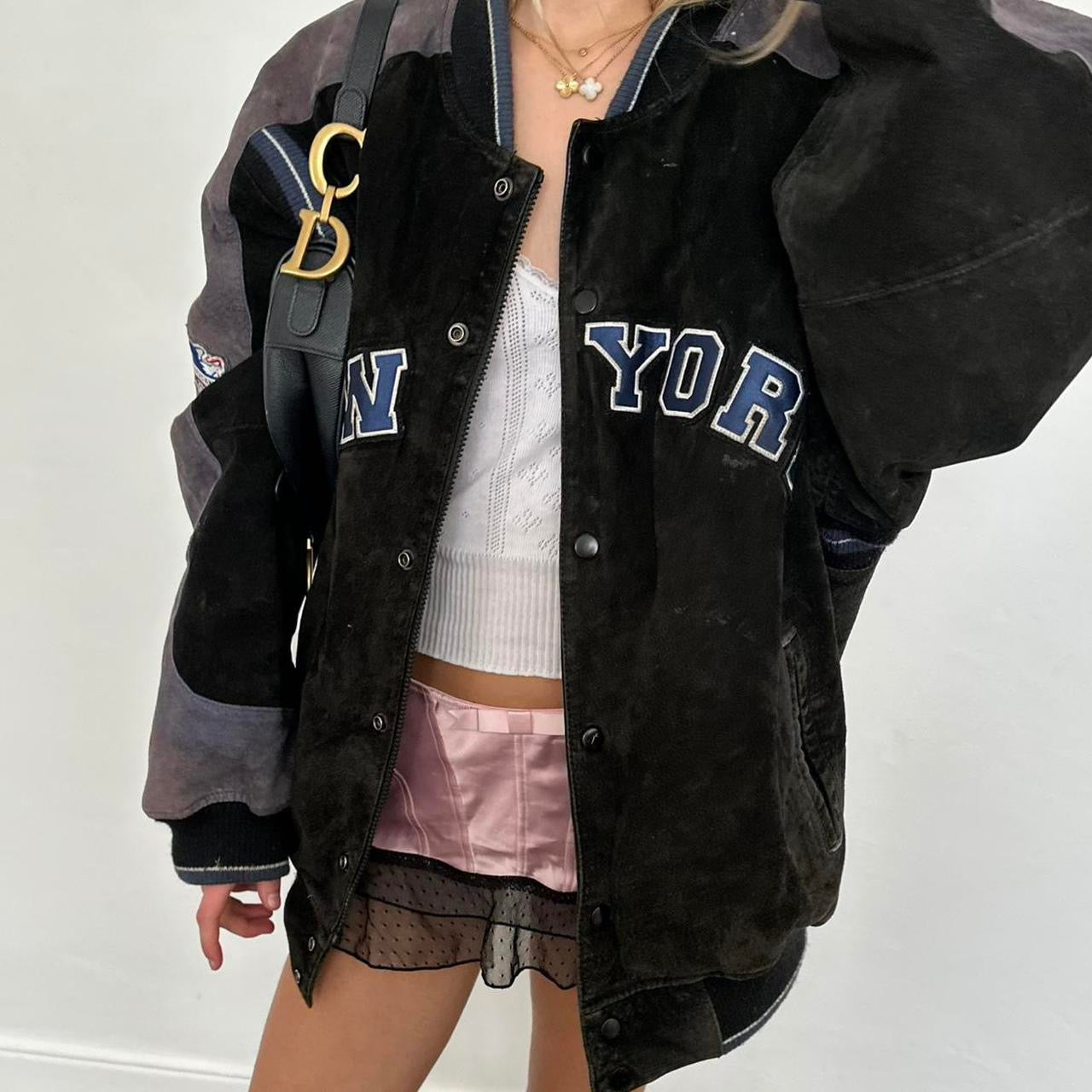 Vintage 90’s New York leather jacket