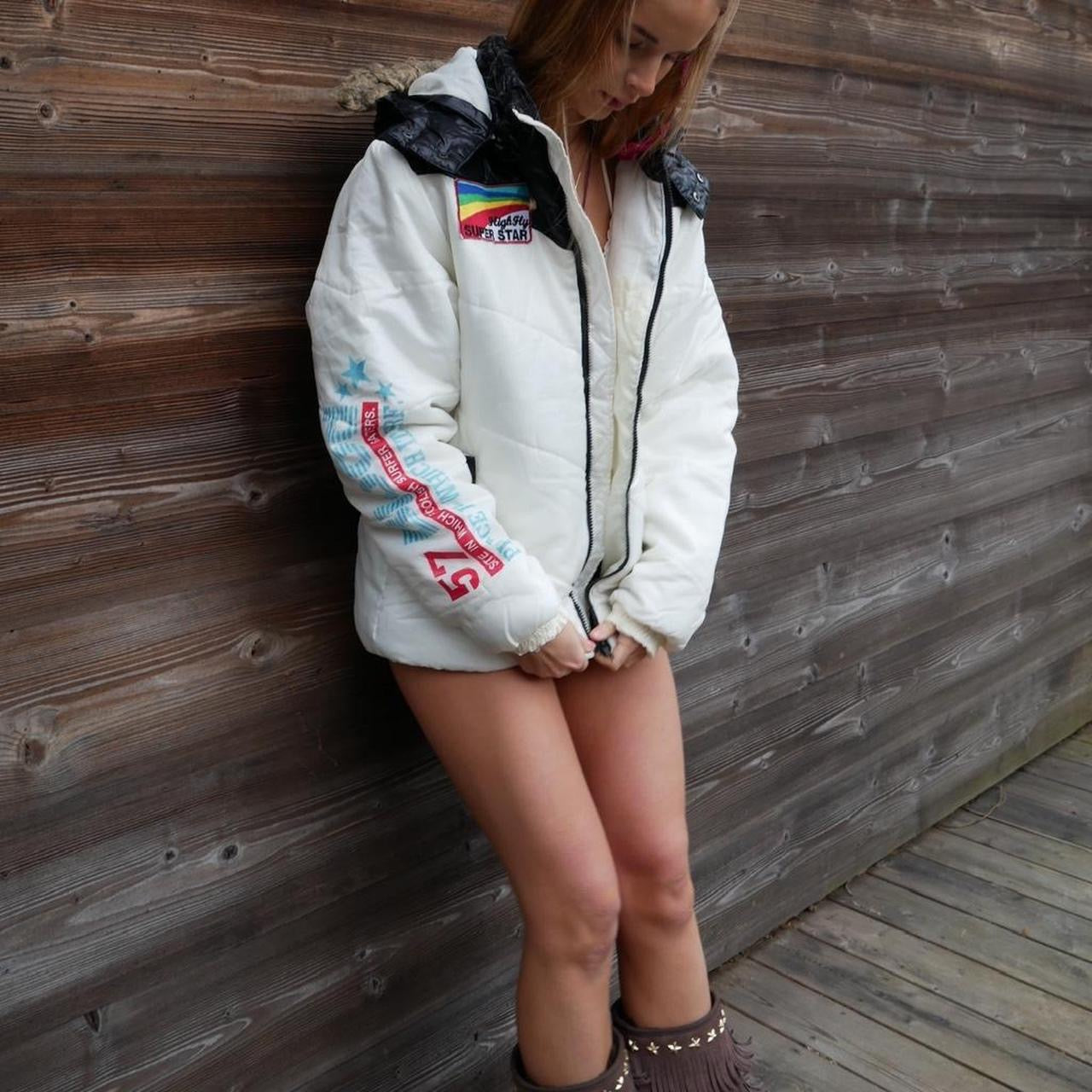 Vintage rare Love Surf white jacket